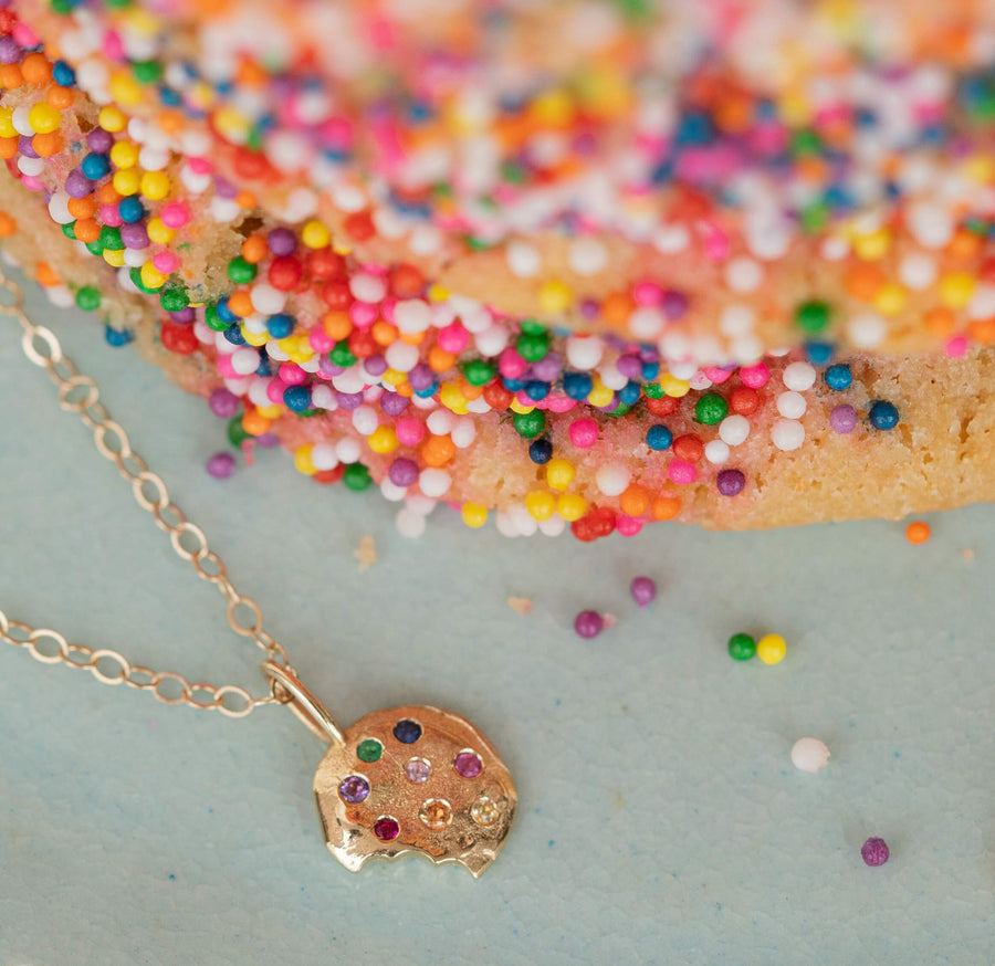 CELEBRATION COOKIE 14K GOLD CHARM