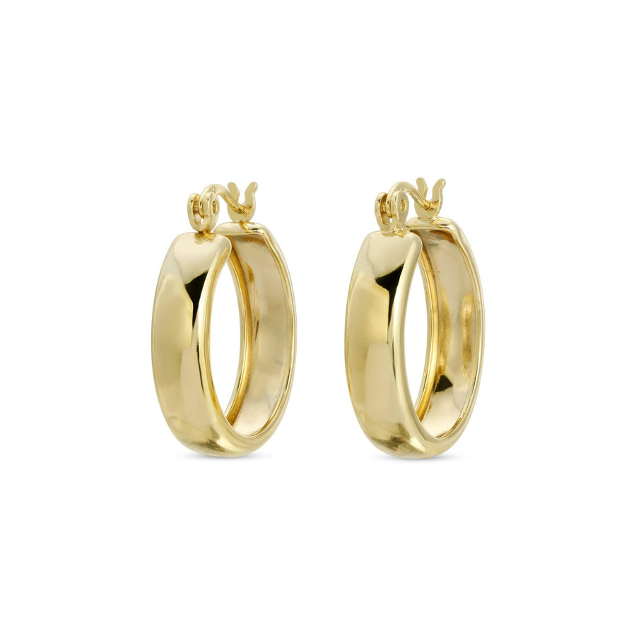 Ale Weston Minimalist Hoop Earrings, Gold filled