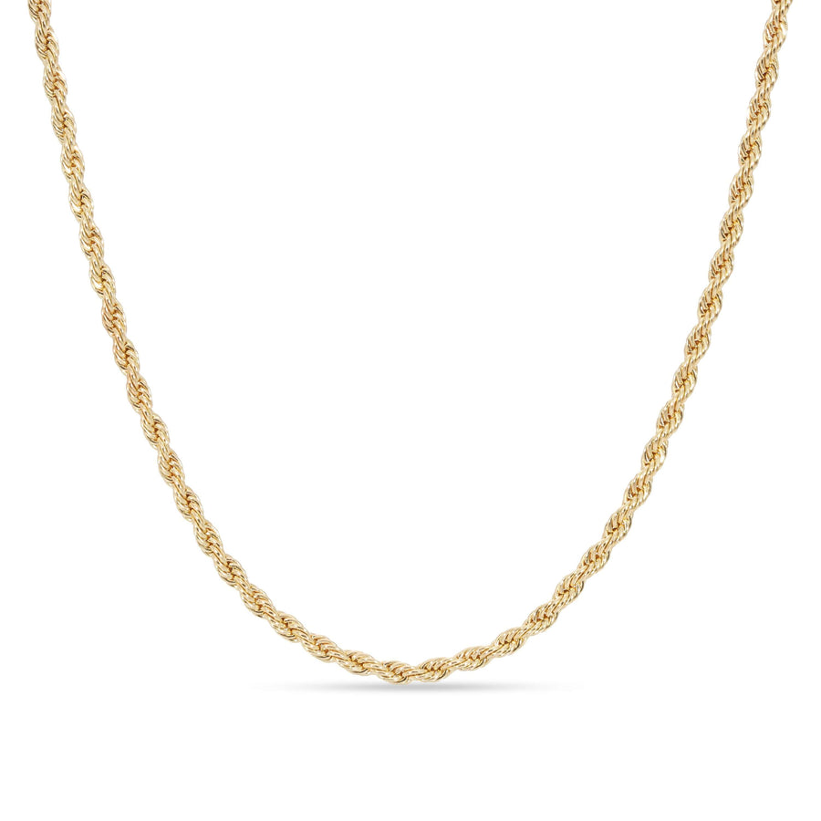 ALE WESTON ROPE NECKLACE, 3MM