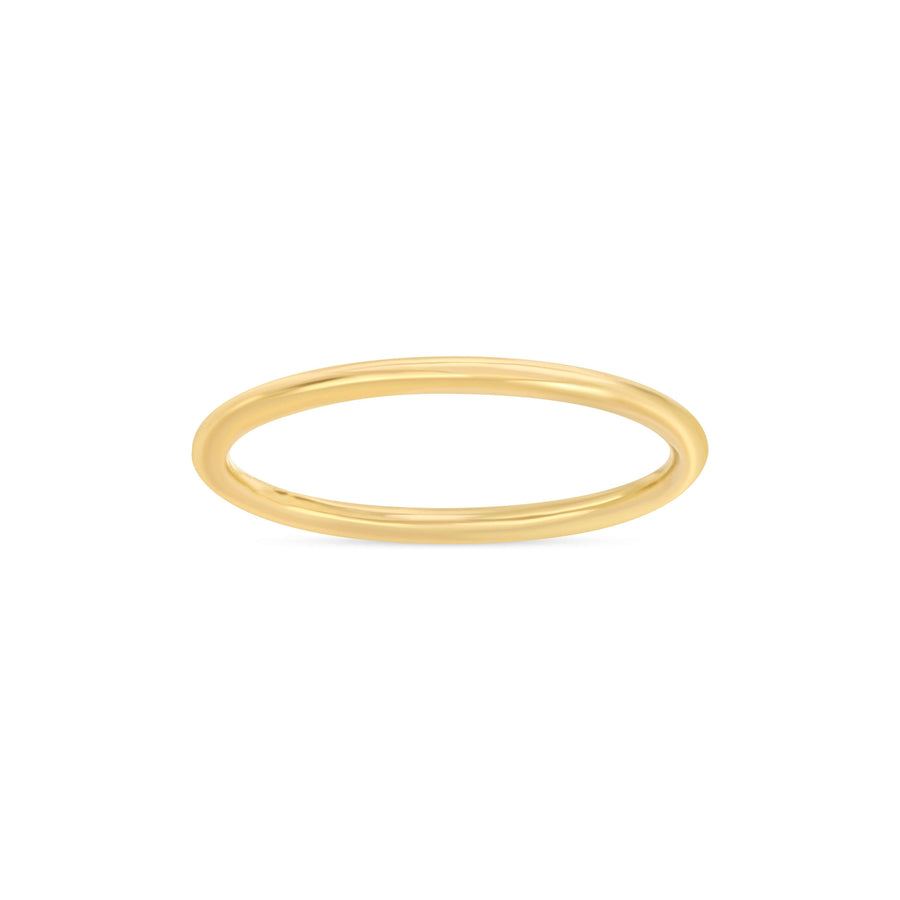 ALE WESTON THICK STACKER RING, 14K GOLD FILLED