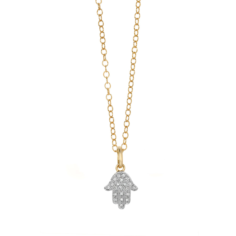 Ale Weston Abundance Hamsa Diamond Charm, 14k Gold