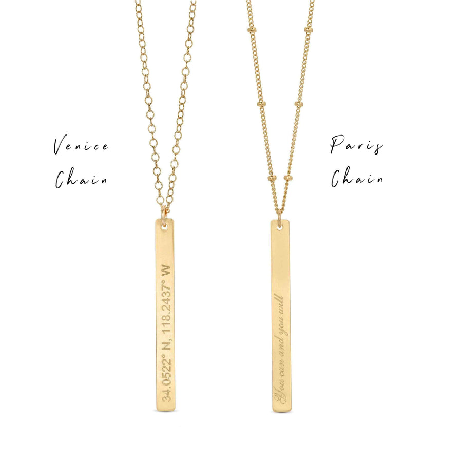 Ale-Weston-Bespoke-Dainty-Vertical-Necklace-Venice-Chain-Paris-Chain-Engravable-14k-gold-filled