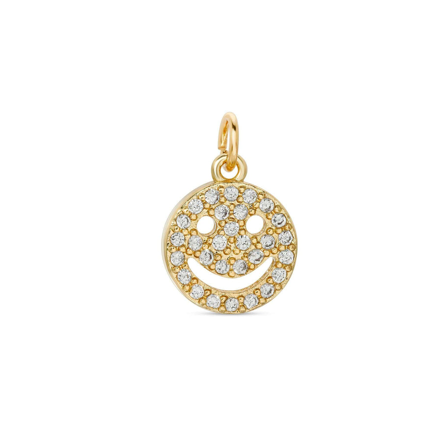 Ale Weston Happy Face CZ Pave Charm