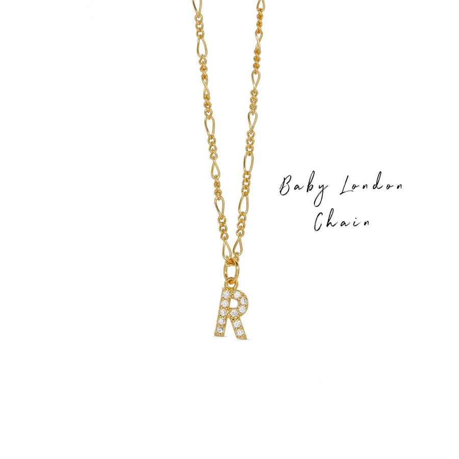    Ale-Weston-CZ-Pave-Initial-Name-Necklace-Baby-London-Chain