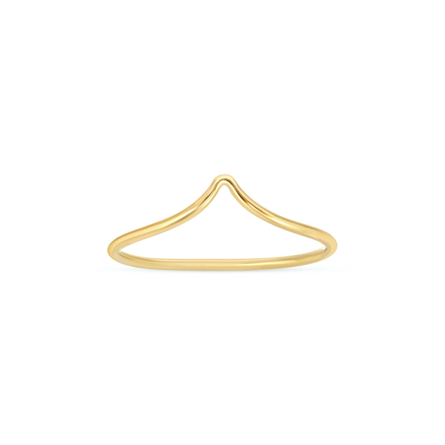 Ale Weston Chevron Ring 14k Gold Filled