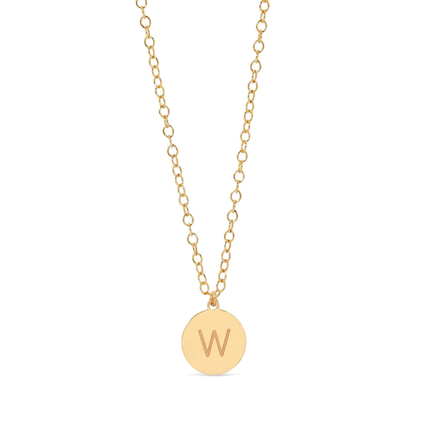 Ale Weston Small Coin Engravable Necklace