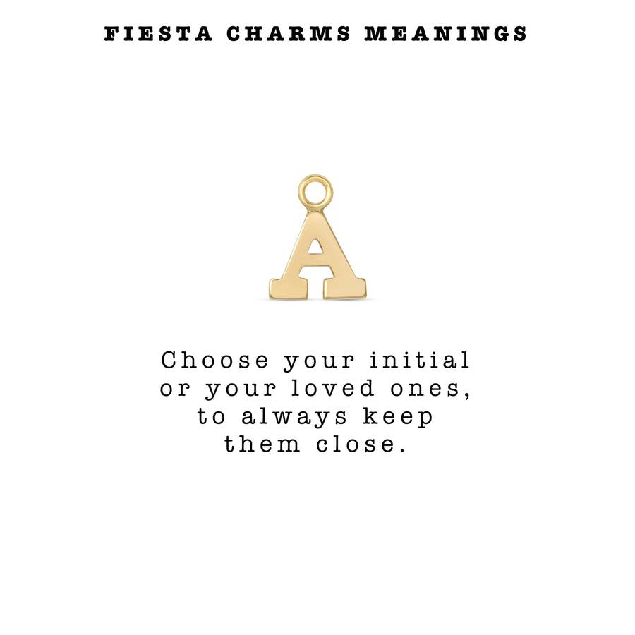    Ale-Weston-Fiesta-Charms-Meanings-Gold-Letter-Charm