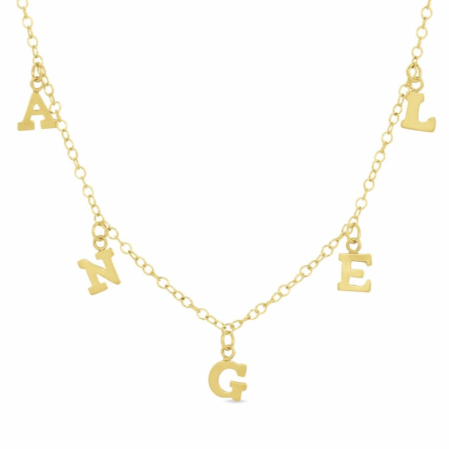 Ale Weston Gold Letters Necklace
