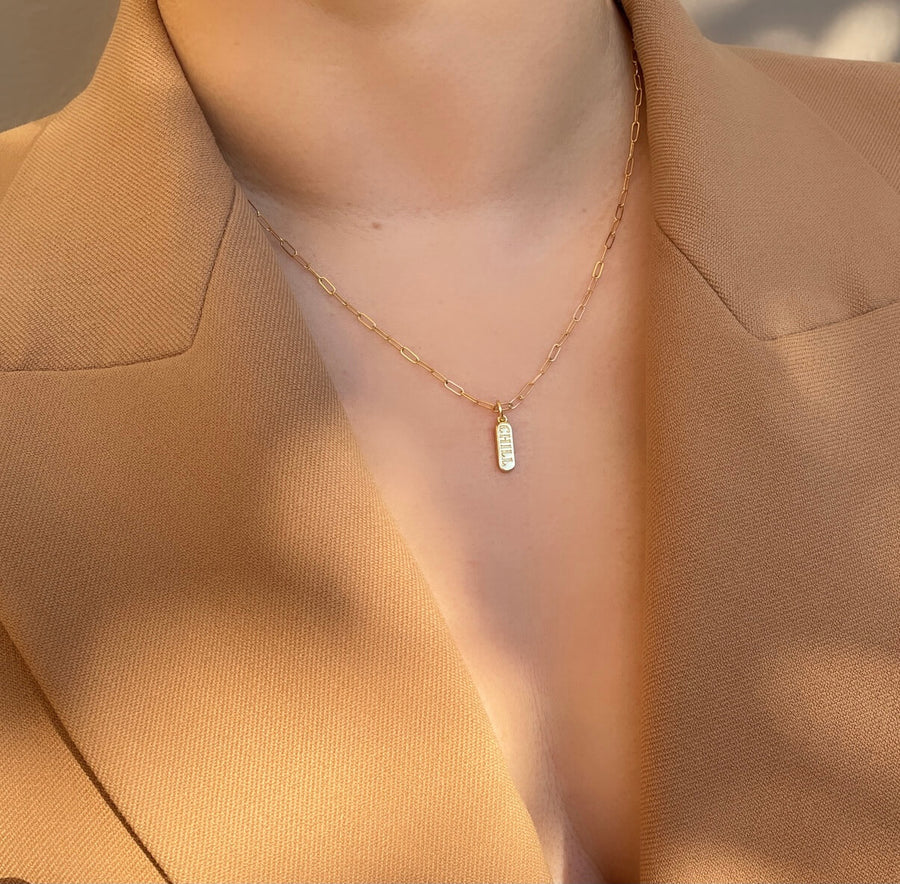 Ale Weston Gold Chill Pill Necklace