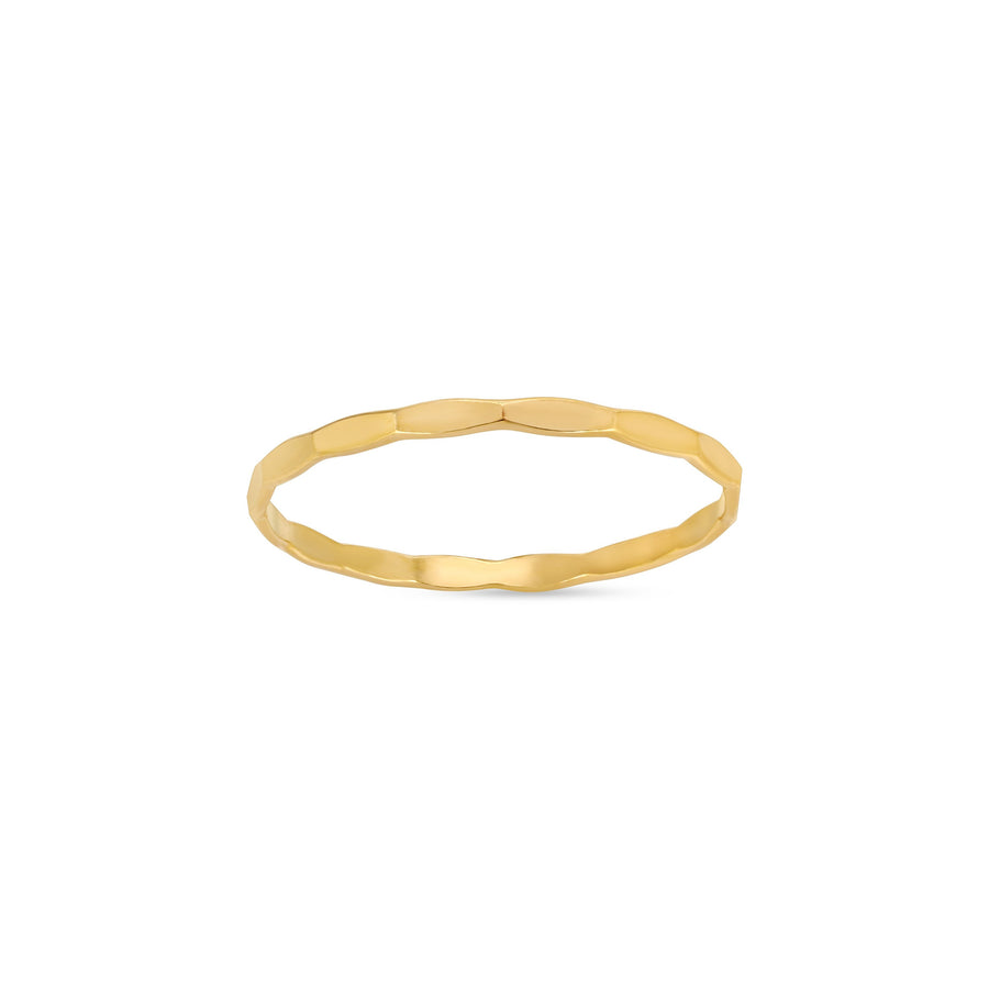 Ale Weston Hammered Stacker Ring 14k Gold Filled