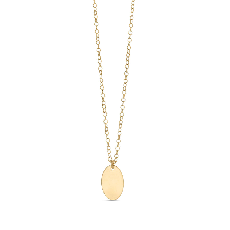 ALE WESTON OVAL ENGRAVABLE NECKLACE