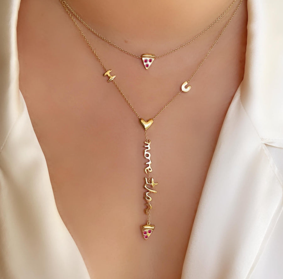 Ale-Weston-Pizza-Combo-Pepperoni-Pizza-Choker-Necklace-I-Love-You-More-Than-Pizza-Lariat-Necklace