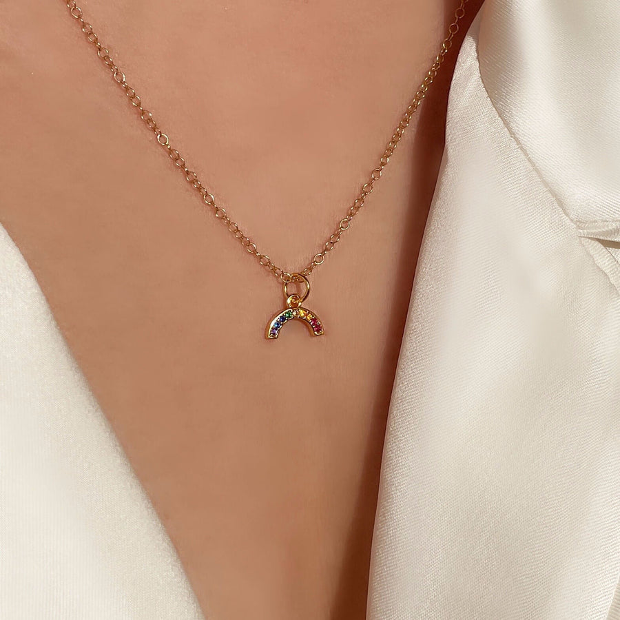 Ale Weston Rainbow CZ Pave Charm