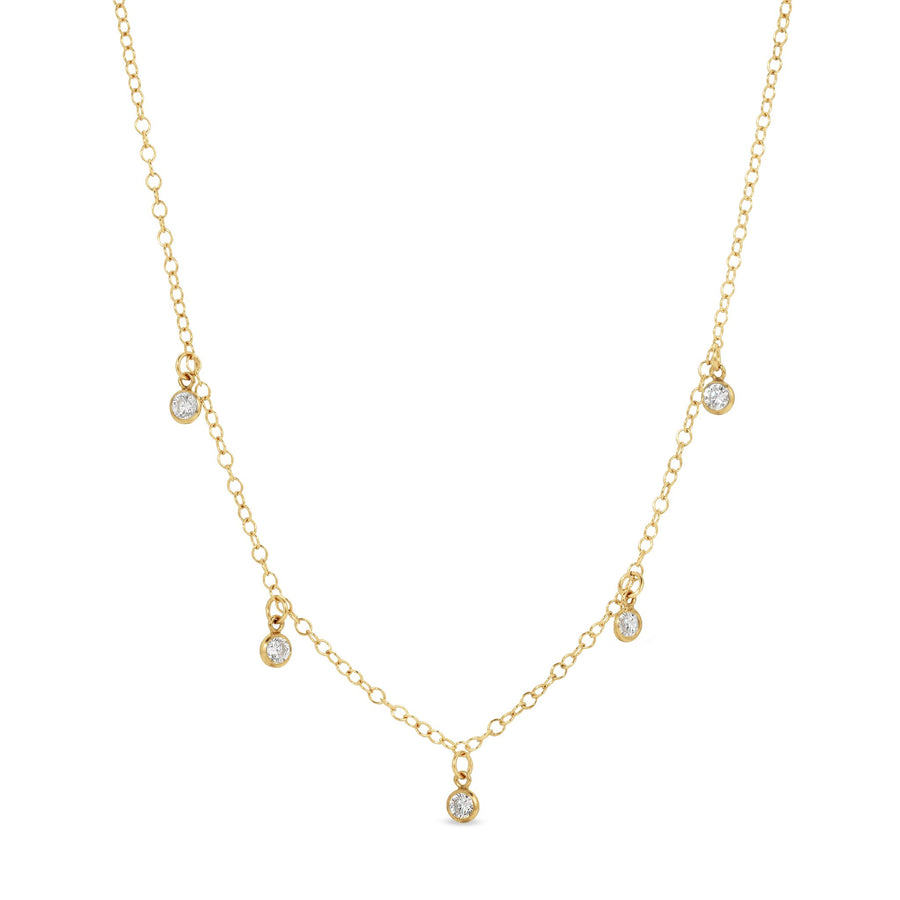 Ale Weston Sparkle Dangle CZ Necklace, 14K Gold Filled