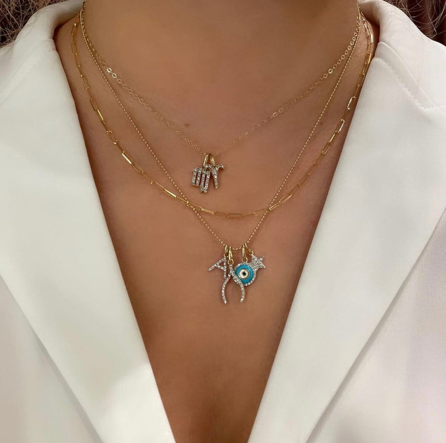 Couples Zodiac Diamond Necklace | LA's Finest | Ale Weston Jewelry