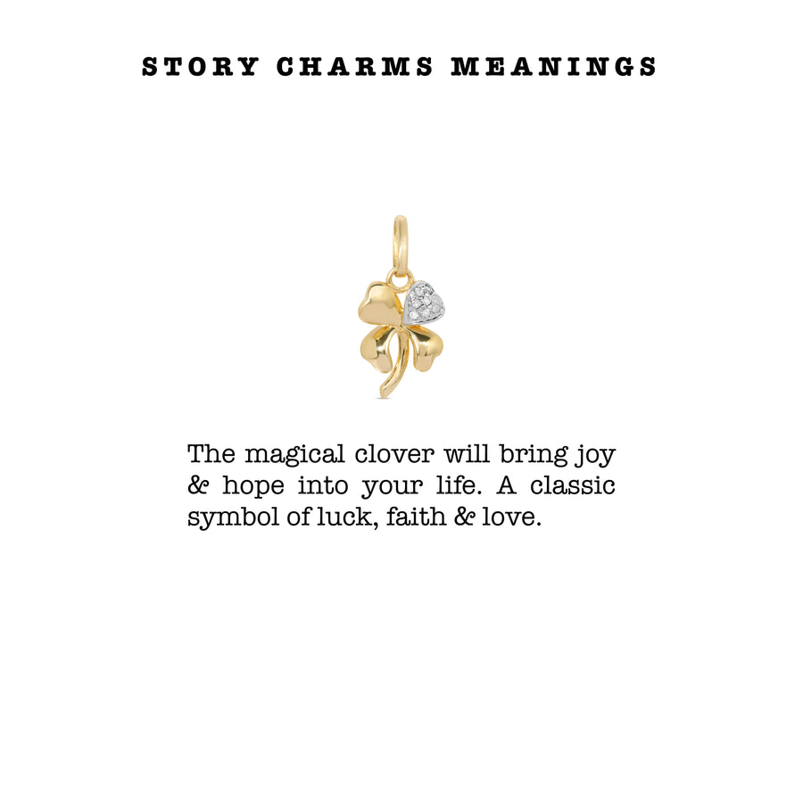   Ale-Weston-Story-Charms-Meanings-Diamond-Clover-Lucky-Charm 14k gold