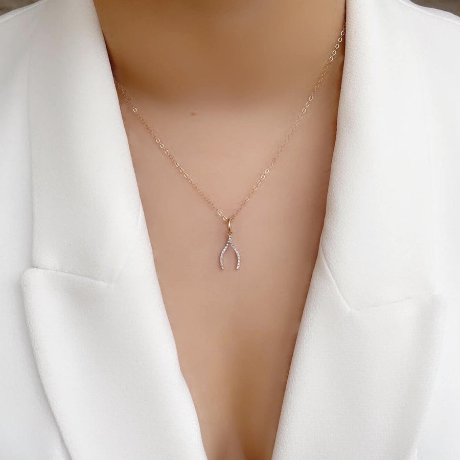    Ale-Weston-Wishbone-Make-A-Wish-Pave-Diamond-Necklace