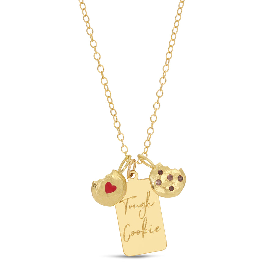 ToughCookie_Ale-Weston-x-Milk-Jar-Cookies-Gold-Necklace-with-chocolate-chip-cookie-charm-andwhite-chocolate-raspberry-cookie-charm
